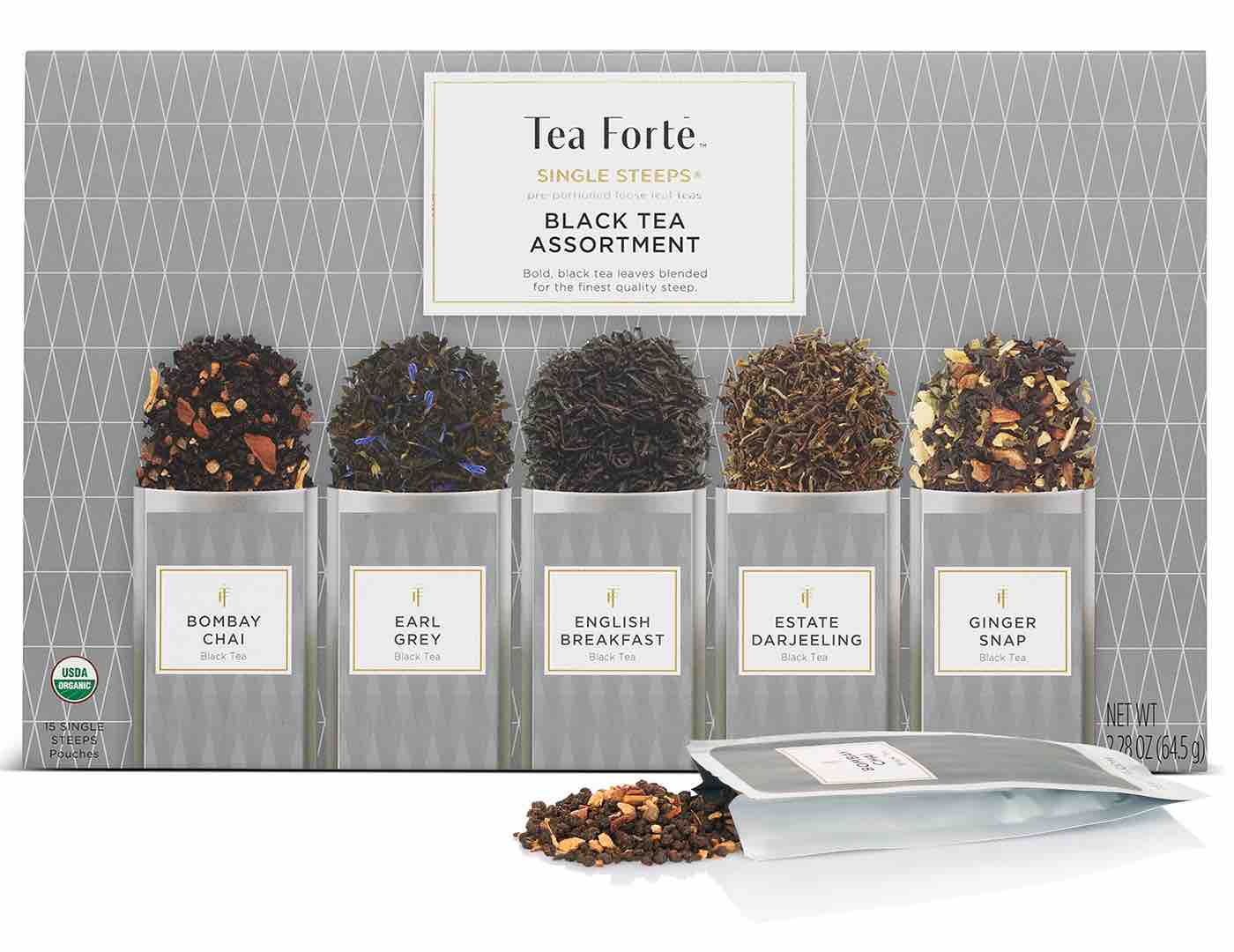 Tea Forte Single Steeps | Black Tea Collection